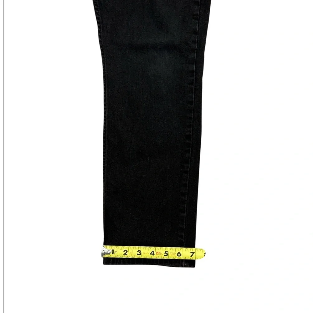 Levi's Men's Slim Straight Jeans in Black - Picture 8 of 13